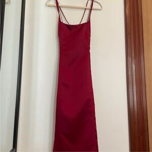 Beautiful vintage Nicole miller wine red dress size 10 true to size